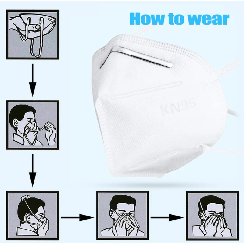 KN95 Protective Face Masks - 10 Pack