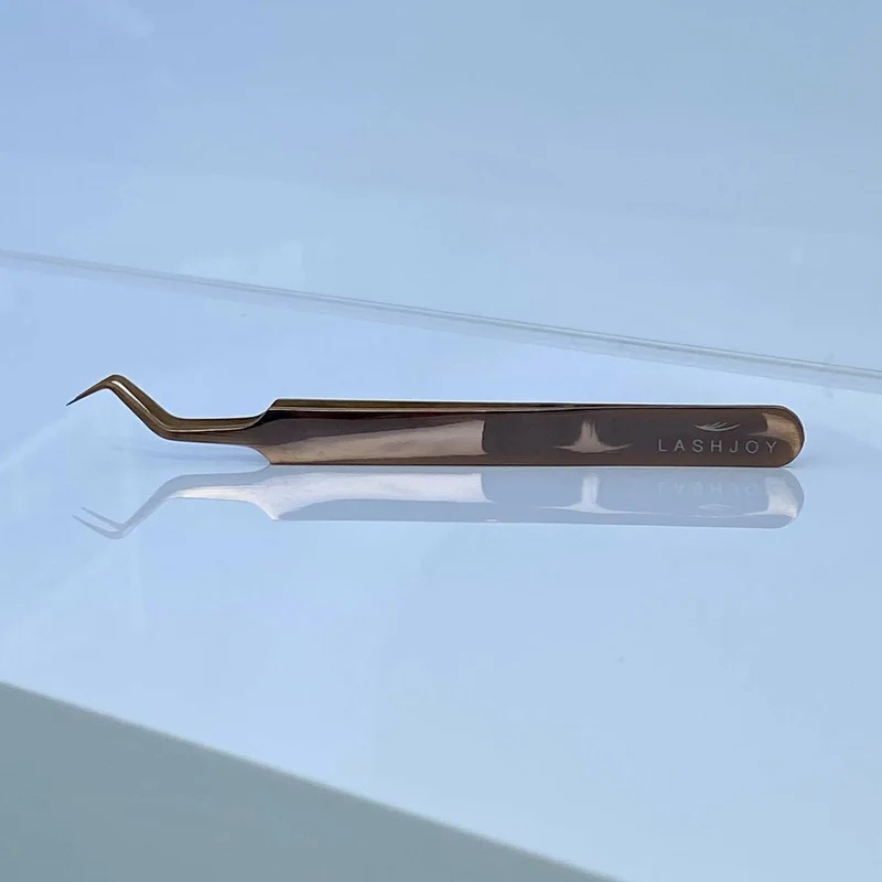Bronze Eyelash Extension Tweezer Bundle - 6 Pairs