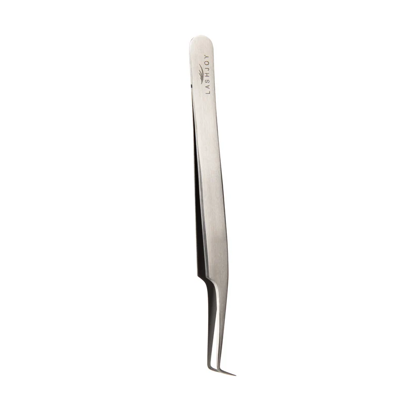 45° Curved Angle Lash Tweezers
