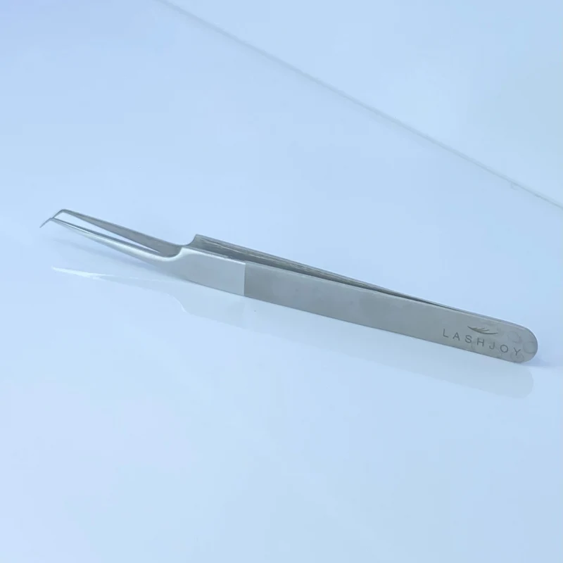45° Curved Angle Lash Tweezers