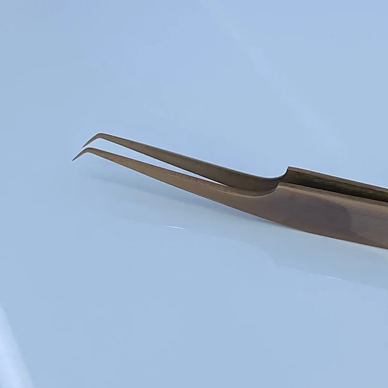45° Curved Angle Lash Tweezers
