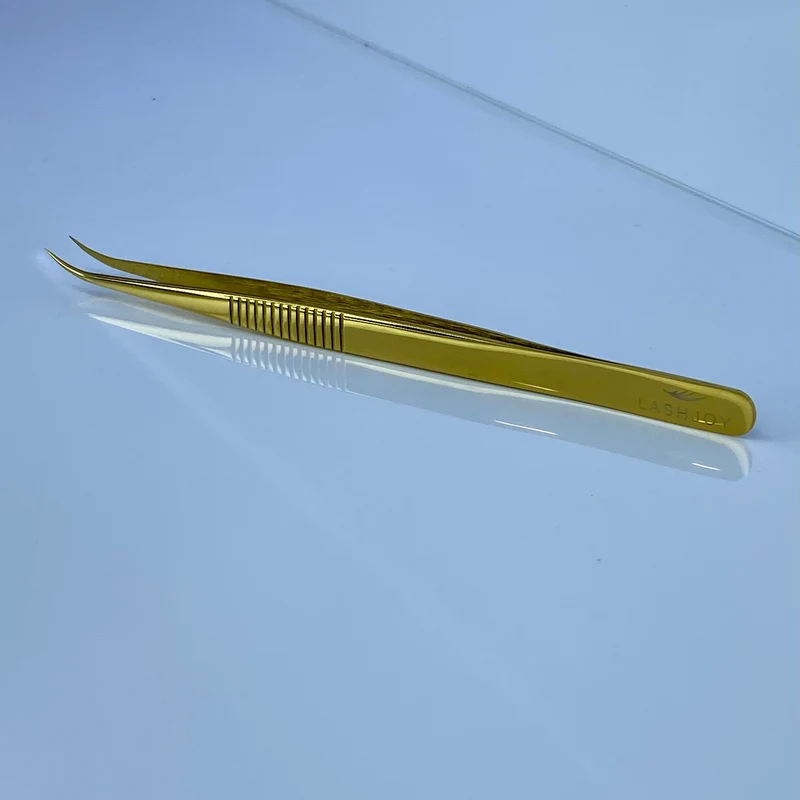 Long Curved Lash Isolation Tweezers