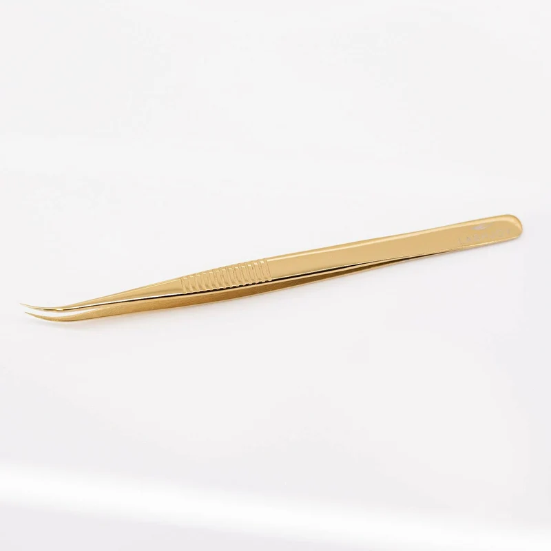 Long Curved Lash Isolation Tweezers
