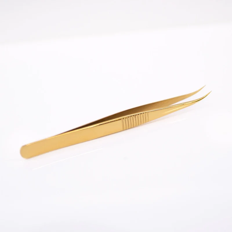 Long Curved Lash Isolation Tweezers