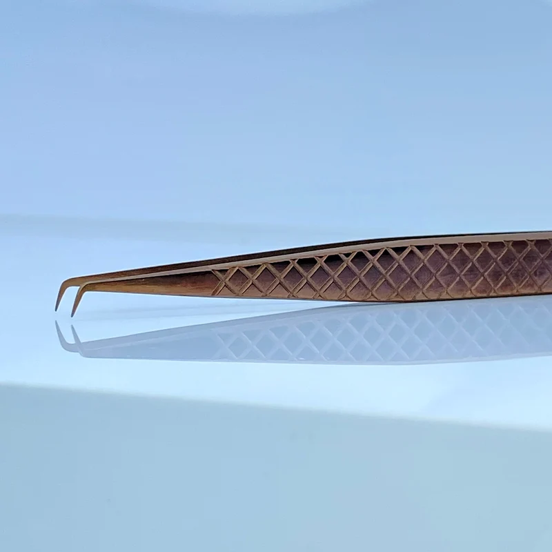 90° Mini Short Foot Lash Tweezers