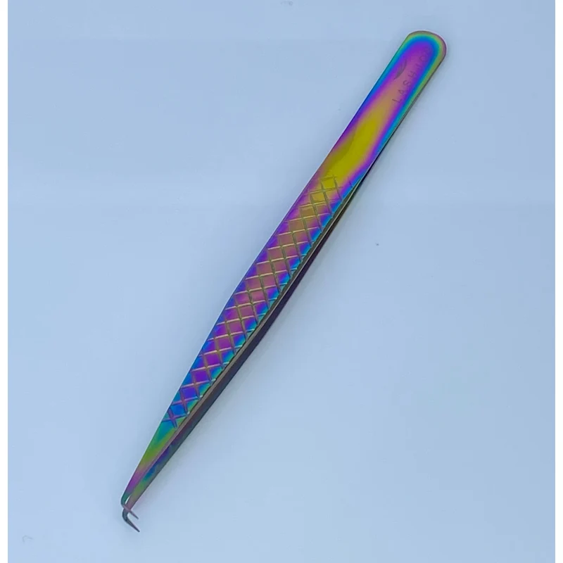 90° Mini Short Foot Lash Tweezers