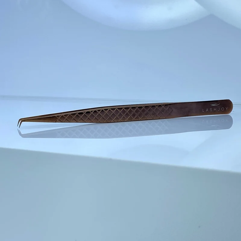 90° Mini Short Foot Lash Tweezers