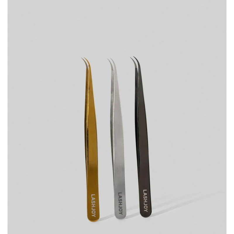 Short Curved Lash Isolation Tweezers