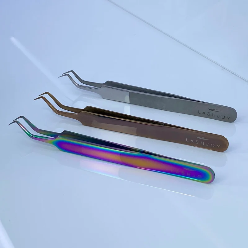 90° Double Bend Lash Tweezers