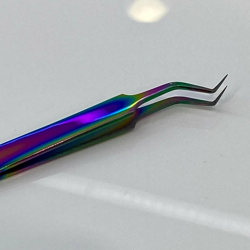 90° Double Bend Lash Tweezers