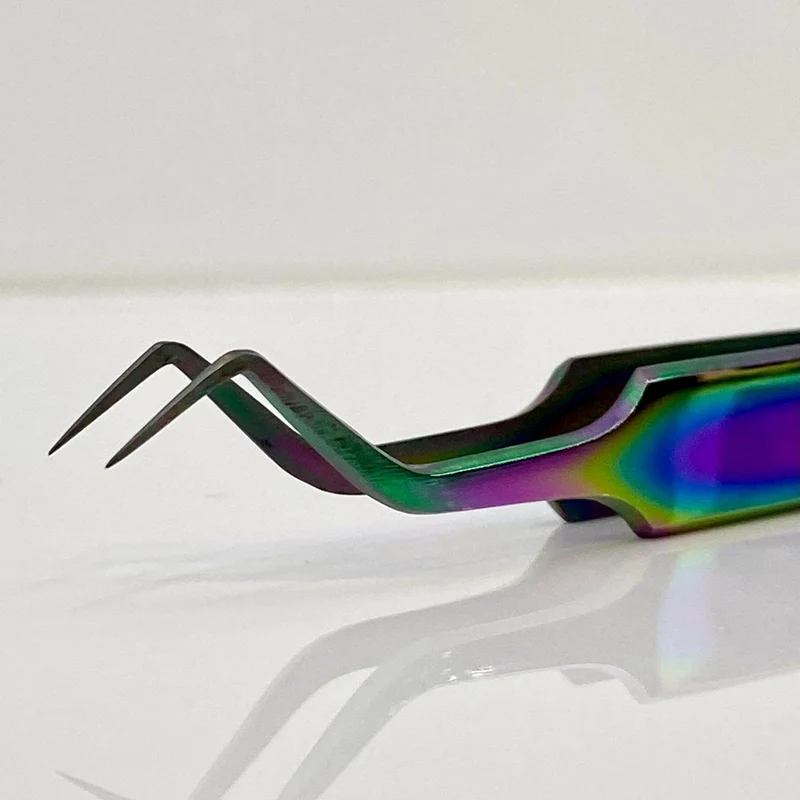 90° Double Bend Lash Tweezers