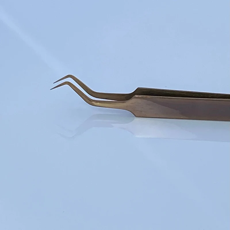 90° Double Bend Lash Tweezers
