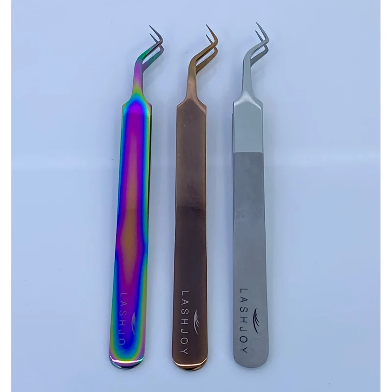 90° Double Bend Lash Tweezers