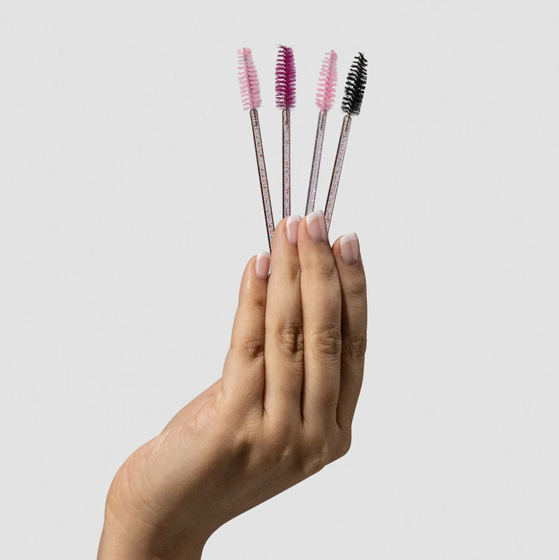Disposable Glitter Mascara Wands - 50 Pack