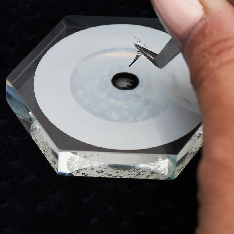 Lash Extensions Crystal Adhesive Plate