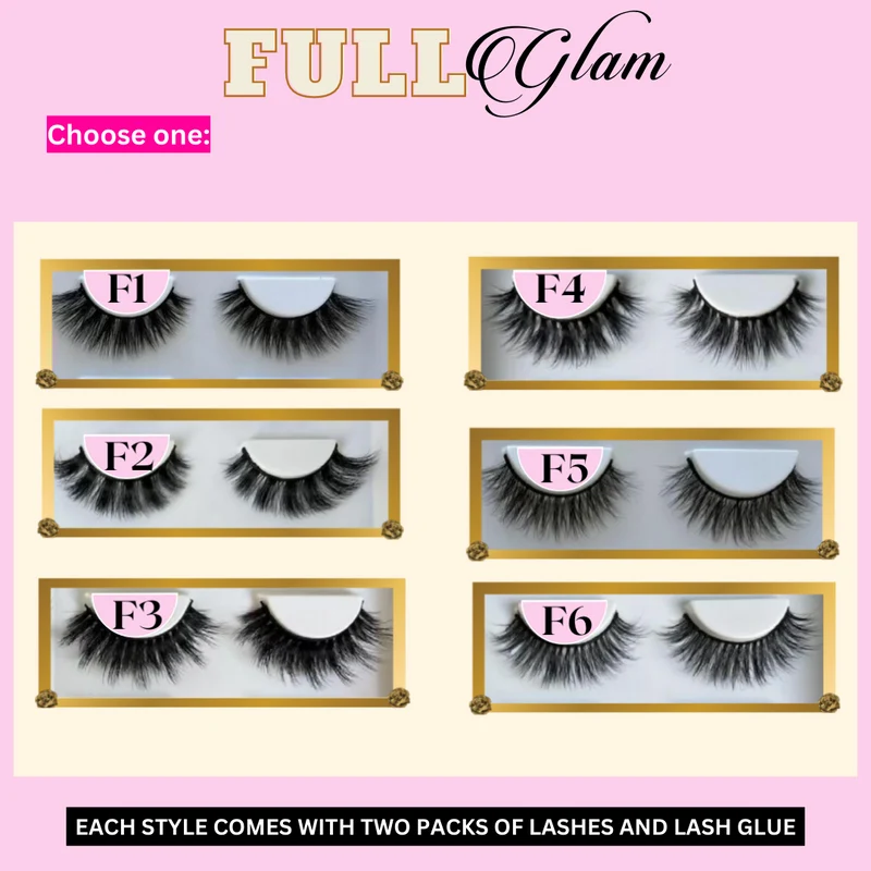 Magnetic Lash Gasm Bundle - (2 pack) with lash glue