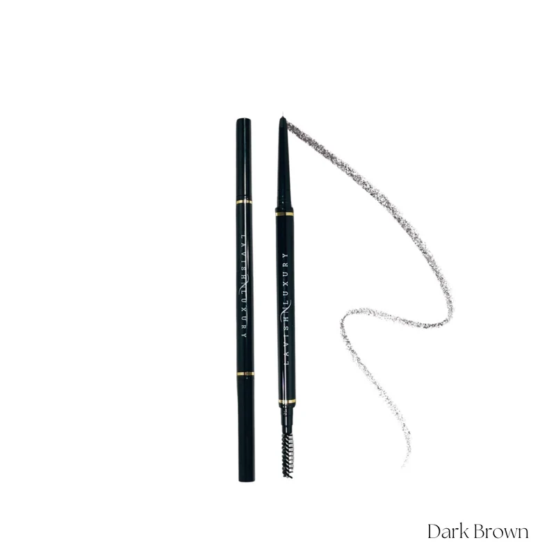Dark Brown - Ultra-Fine Waterproof Retractable Eyebrow Pencil