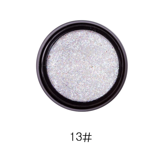 LULAA metal glitter Eyeshadow Fashion Make-up Eye Shadow Soft Sequins Gorgeous Eye Makeup14 colors for all skin tones