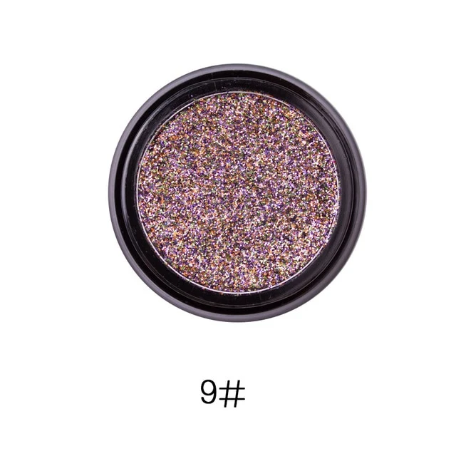 LULAA metal glitter Eyeshadow Fashion Make-up Eye Shadow Soft Sequins Gorgeous Eye Makeup14 colors for all skin tones