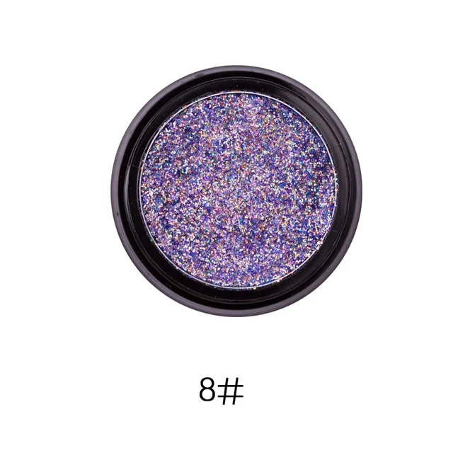 LULAA metal glitter Eyeshadow Fashion Make-up Eye Shadow Soft Sequins Gorgeous Eye Makeup14 colors for all skin tones