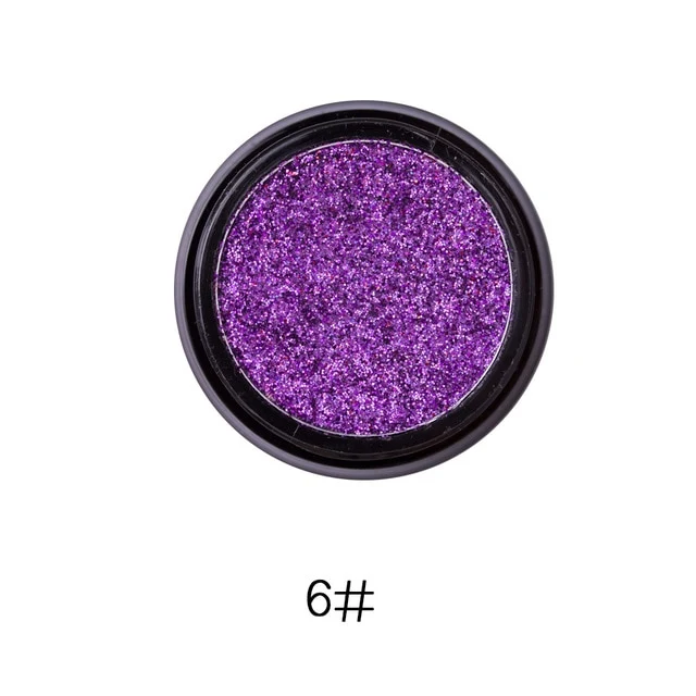LULAA metal glitter Eyeshadow Fashion Make-up Eye Shadow Soft Sequins Gorgeous Eye Makeup14 colors for all skin tones