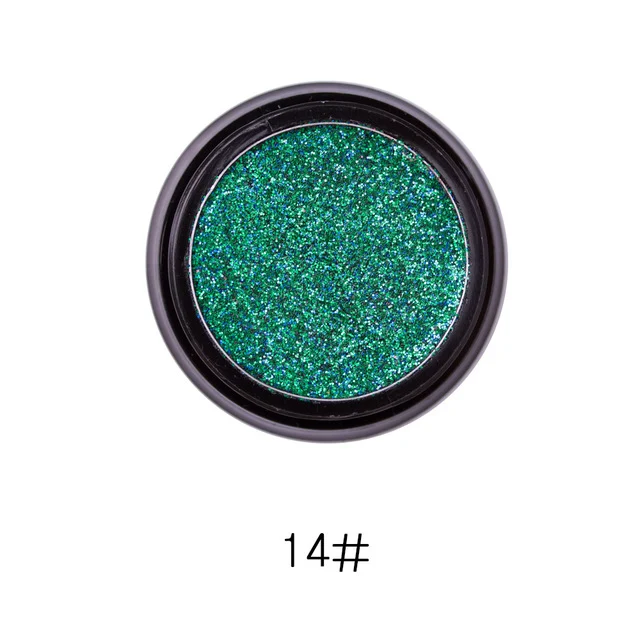 LULAA metal glitter Eyeshadow Fashion Make-up Eye Shadow Soft Sequins Gorgeous Eye Makeup14 colors for all skin tones