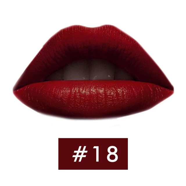 Matte Lipstick for girls Lips Waterproof Long Lasting Nourishing velvet red Lipstick Tint Nude Cosmetics Lipstic Makeup Set kit