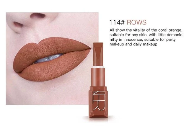 Miss Rose New Pop Matte Lipstic Nude Long Lasting Waterproof Sexy Red Easy to Wear for Lip Tint Woman Makeup Cosmetic