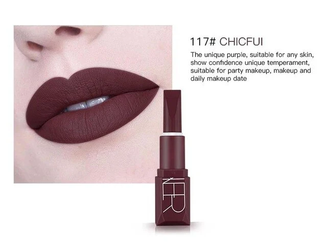 Miss Rose New Pop Matte Lipstic Nude Long Lasting Waterproof Sexy Red Easy to Wear for Lip Tint Woman Makeup Cosmetic