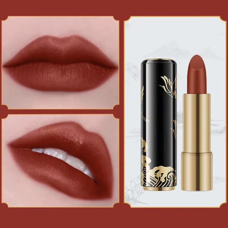 3pcs Women Lipstics Chinese Styled Moisturizing Long Lasting Matte Lip Stick ---MS