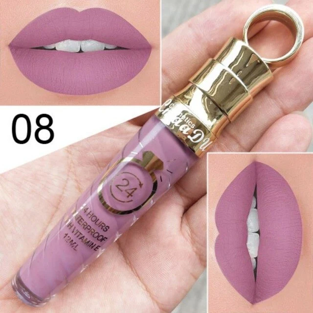 High quality Matte Lip Gloss Female Women 20 Colors Long-Lasting Nutritious Lipstic Women Lip Make Up Cosmetics Lip Gloss 1PC