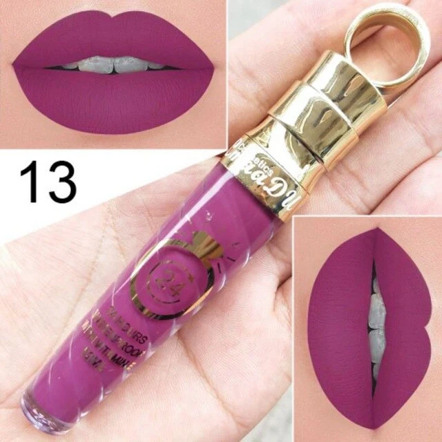 High quality Matte Lip Gloss Female Women 20 Colors Long-Lasting Nutritious Lipstic Women Lip Make Up Cosmetics Lip Gloss 1PC