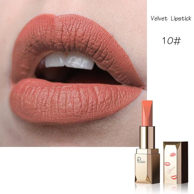 Professional New Matte Velvet Lipstick Moisturizing 26 Colors Beauty Fashion Lipstick Velvet Matte Lipstic LVS88