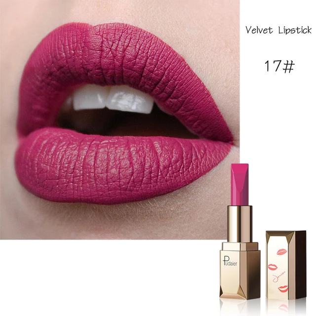 Professional New Matte Velvet Lipstick Moisturizing 26 Colors Beauty Fashion Lipstick Velvet Matte Lipstic LVS88