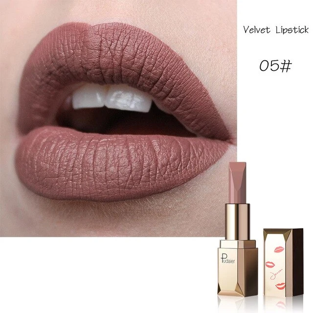 Professional New Matte Velvet Lipstick Moisturizing 26 Colors Beauty Fashion Lipstick Velvet Matte Lipstic LVS88