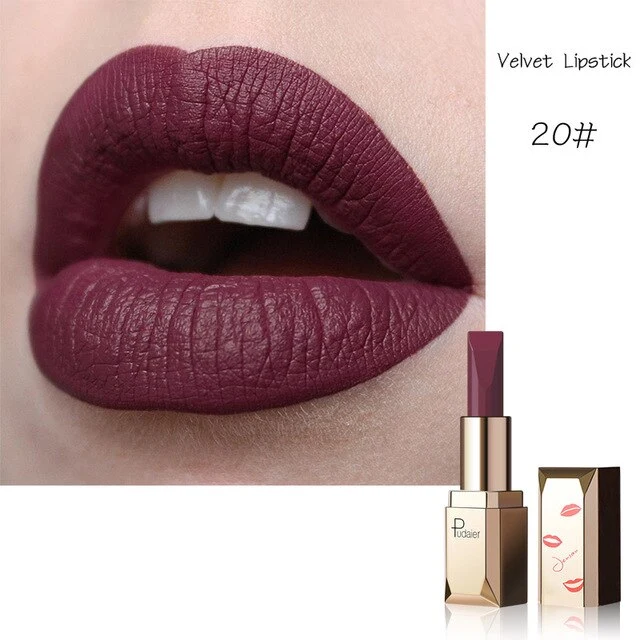 Professional New Matte Velvet Lipstick Moisturizing 26 Colors Beauty Fashion Lipstick Velvet Matte Lipstic LVS88