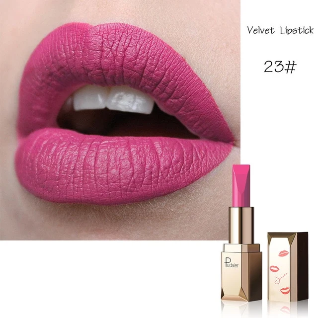 Professional New Matte Velvet Lipstick Moisturizing 26 Colors Beauty Fashion Lipstick Velvet Matte Lipstic LVS88