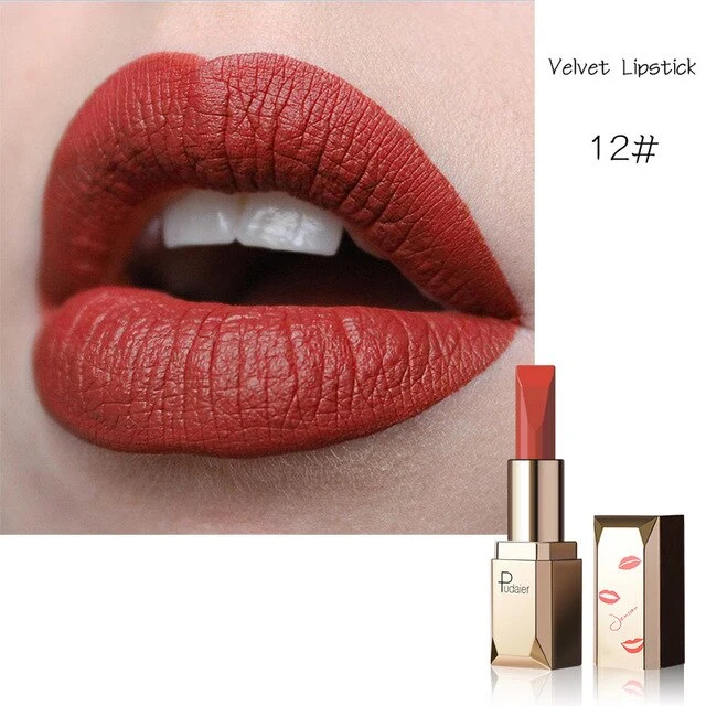 Professional New Matte Velvet Lipstick Moisturizing 26 Colors Beauty Fashion Lipstick Velvet Matte Lipstic LVS88