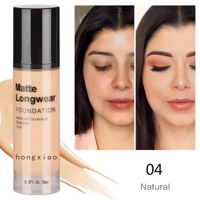 Hot Matte Liquid Foundation Moisturizing Hide Pores Cover Freckles Scars For Skin Tone Makeup Foundation Face Makeup