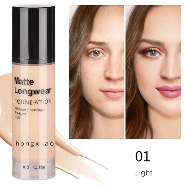 Hot Matte Liquid Foundation Moisturizing Hide Pores Cover Freckles Scars For Skin Tone Makeup Foundation Face Makeup