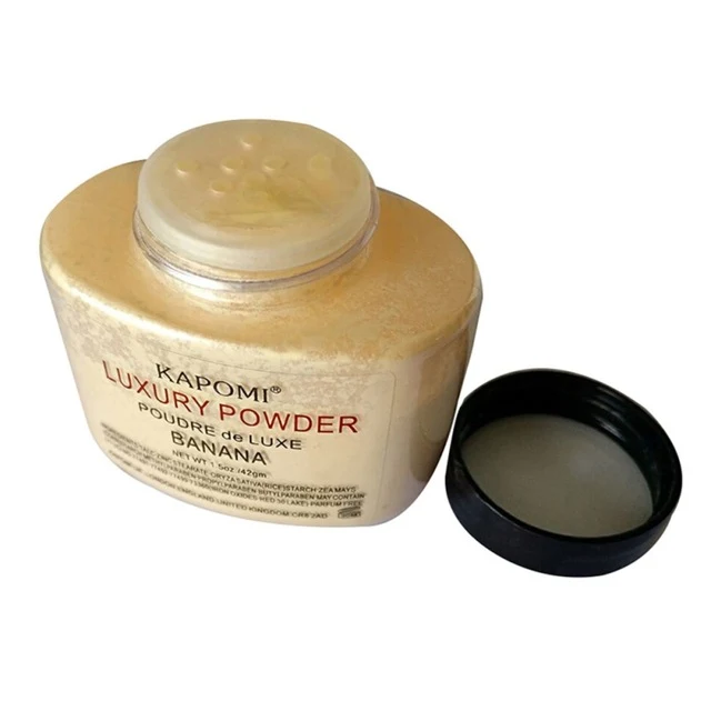 Women Banana Matte Face Smooth Loose Powder Whitening Oil Control Luxury Face Powder Foundation Beauty Makeup Long Lasting