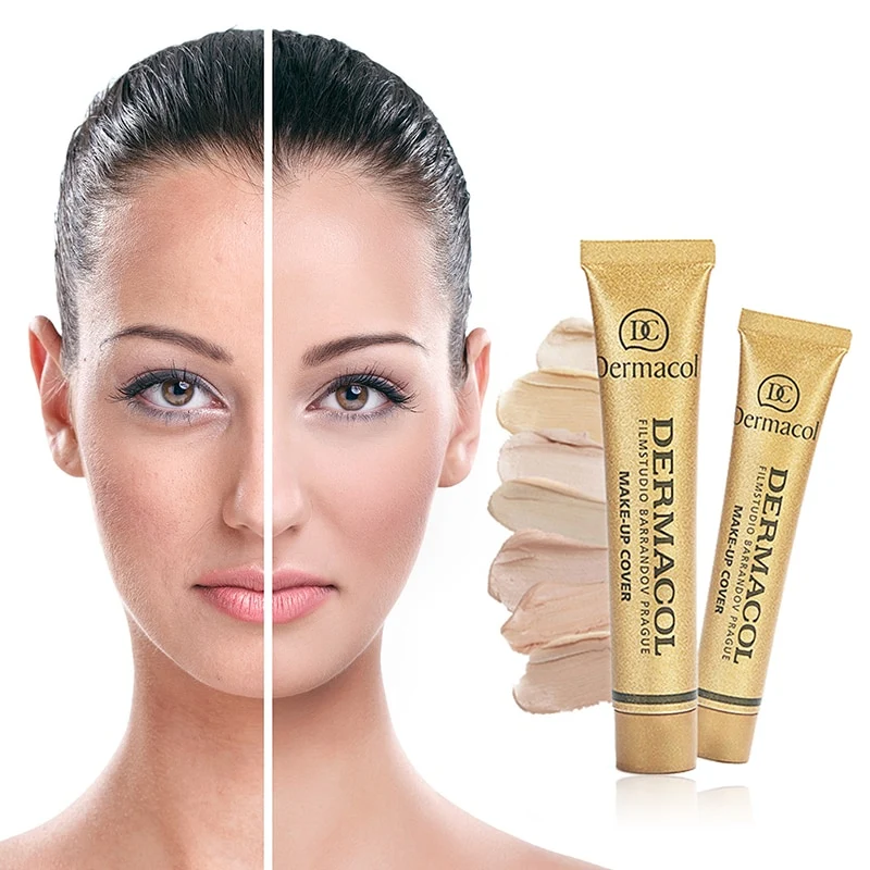 Full Skin Concealer Foundation Cream Face Professional Blemish Cover Dark Spot Tattoo Contour Makeup Liquid Concealer Cosmetic