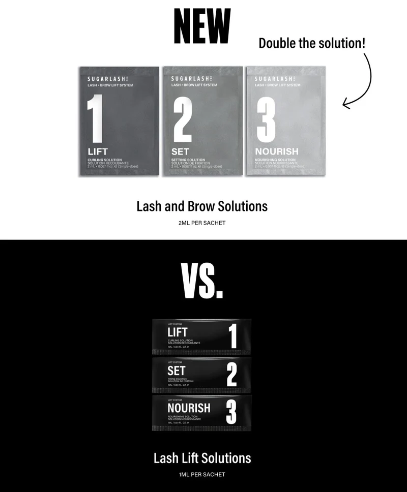 Lash Lift and Eyebrow Lamination Sample Kit