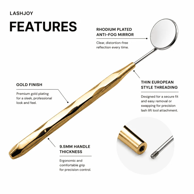 Compact Lash Extension Mirror