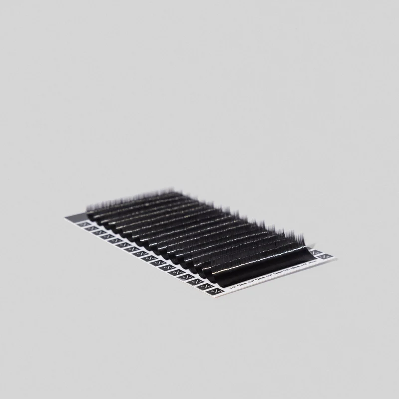 D Curl Eyelash Extensions - Single Length Trays