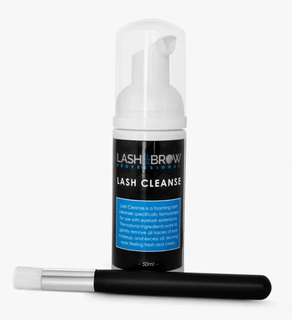 Lash & Brow Foaming Lash Cleanser + Brush