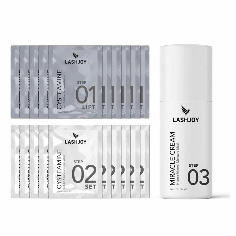Lash Lift & Brow Lamination Kit - Step 1, 2 & 3 (10 Pack)
