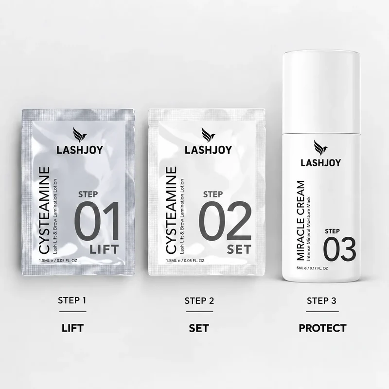 Lash Lift & Brow Lamination Kit - Step 1, 2 & 3 (10 Pack)