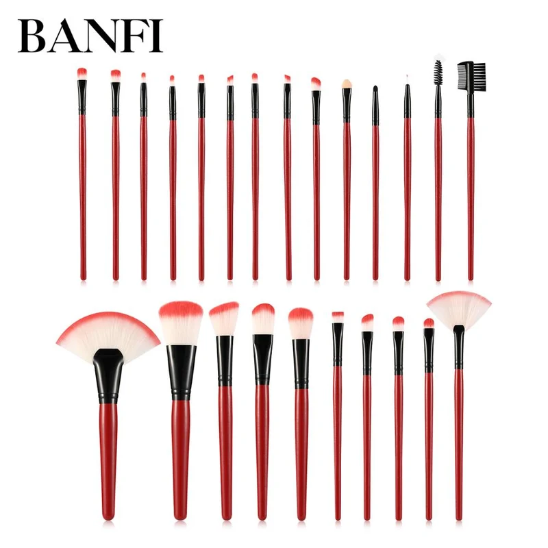 Makeup Brush 24 pcs Sets Professional Cosmetics Brushes Eyebrow Powder Foundation Shadows Pinceaux Make Up Tools