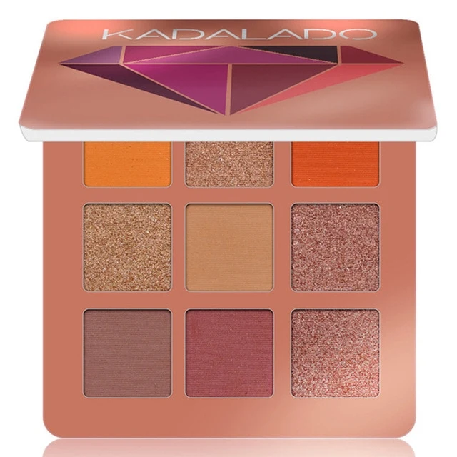 9 Colors Glitter Eyeshadow Makeup Pallete Matte Eye Shadow Palette Shimmer And Shine Diamond Eyeshadow Powder Pigment Cosmetics